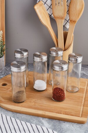 MNZ-13672 Simplico 6-piece Salt Shaker، Pepper Shaker Spice Set 180 مليل بيروتي 13672 Simplico 6-piece - Perotti
