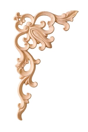 MNZ-13x6x0-7 سم ديكوراتي طلاء مزيل الخشب الخيط زاوية الخشبية Kss02 - Altin İş