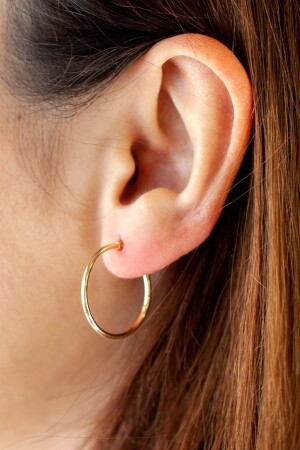 أذن قوقعة من الذهب من الكارات MNZ-14 (22MM) kp2293 - Cenova Kuyumculuk