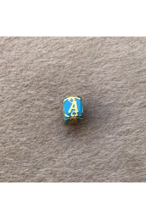 MNZ-14 الكارات الحرف الذهبي A مع قفص الذهب الكرنز الزرقاء UCHRFKFSMVA - Bayar Gold