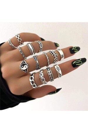 مجموعة من حلقات من طراز MNZ-14 - Pelin Aksesuar