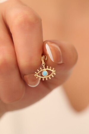 MNZ-14 كيراط زرقاء عينين العين العصبة KGKU - Bayar Gold