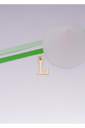 MNZ-14 كيراط الذهبية حرف L طلاء معلق UCHRFPLKL - Bayar Gold