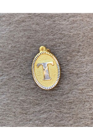 MNZ-14 كيراط ذهبية تعصبية طويوية T خط Pendant UCHRFOVLYNSTLJKT - Bayar Gold