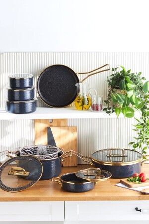 MNZ-14 قطعة مادة المزروعة مع كريستال إينامل غرانيت أنتراتيت قاعدة إدخال - Karaca