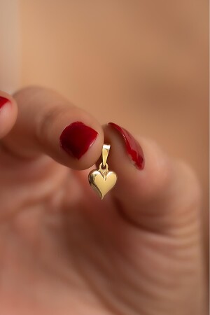 MNZ-14 كيراط الذهبية قلب مخروط معلق UCKLPLBMBL - Bayar Gold