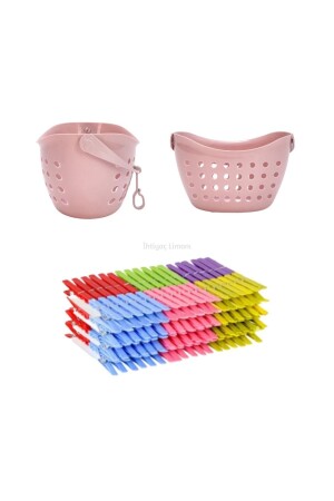 MNZ-144 قطع من البلاستيك المزروعة بالبرق معملة بالصلبات المعلقة بالصلبة التي يمكن تعليقها على خط الملابس - İhtiyaç Limanı