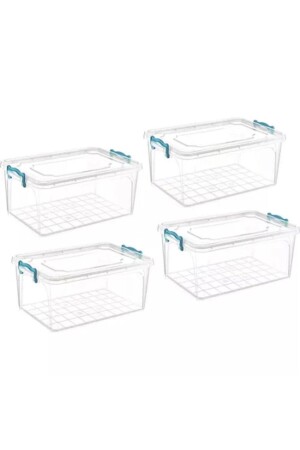 MNZ-15 خادم صندوق الخزانة حاوية تخزين 4 قطع - Medplast