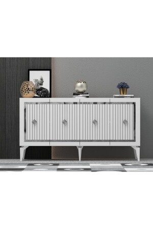 MNZ-150 سم نوفا كونسول NOVAKNS الفضة البيضاء - DEMONTE DECOR