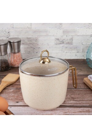 نموذج من الزجاج من الكريم MNZ-16 Cm مع غطاء حليب جنج صلصة القنينة 1-5 لتر - Evren