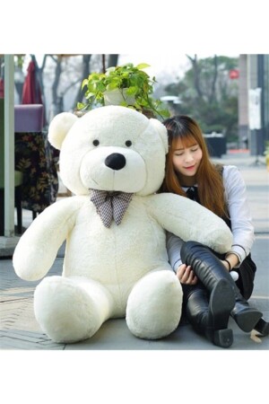 MNZ-160 سم دب كبير من طدي مع ربطة القوس ليل 100% محلي 160 سم - Pandamkee