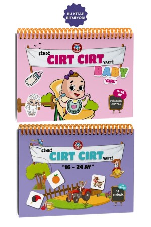 MNZ-16-24 أشهر كتاب و Velcro وقت 9-16 أشهر فتاة - Çocuk Akademi