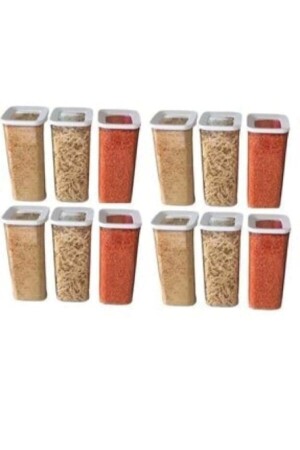 MNZ-1700 ml حاوية تخزين و 12 قطعة مجموعة vp170012 - Vip Ahmet