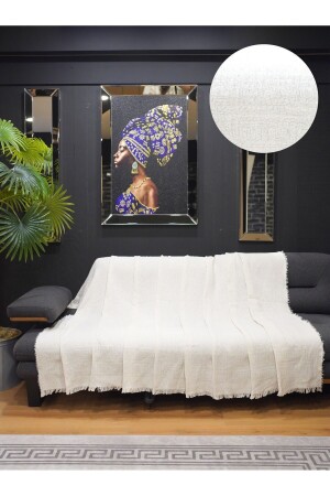 MNZ-170x220 غطاء أريكة القطن - Star Home Collections