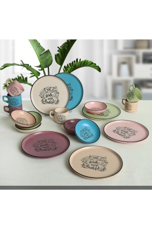 مجموعة الشاي من طراز MNZ-18 - Keramika