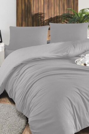 MNZ-180x200 ملابس ملابس ملابس ملونة صلبة مع ورق مرنة King Size Gray LCVNVRT180 - LIV CALISTA