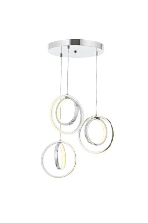 MNZ-1909-3 كروم 3 LED شمعة 1909-3 KR - Eray Aydınlatma