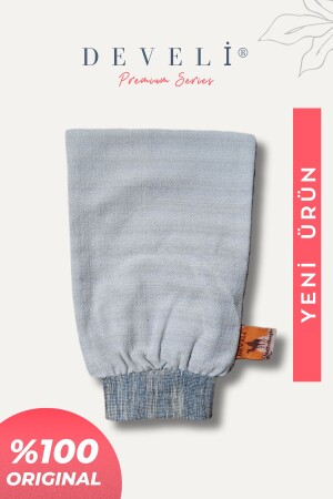 MNZ-1973 قفاز التشريح 100% فرش الحرير مسحوب حمام مسحوب حمام مناسب لجميع أنواع الجلد DevMeh10 - Develi