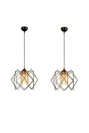 MNZ-2 قطع كوزا واحد زجاج غرفة المعيشة المطبخ معلق مصباح شمعة 045862CMLI - Trend Kitchen