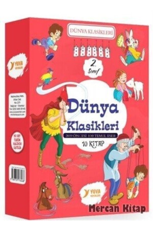 MNZ-2: سلسلة الكلاسيكيات العالمية في الفصول الدراسية (مجموعة من 10 كتب) - Yuva Yayınları