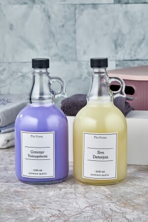 MNZ-2 غالونات من المنسوجات المرنة والمسيلة مضغ الزجاجة 1000 مل FBZ-2T-3 - FBZhome