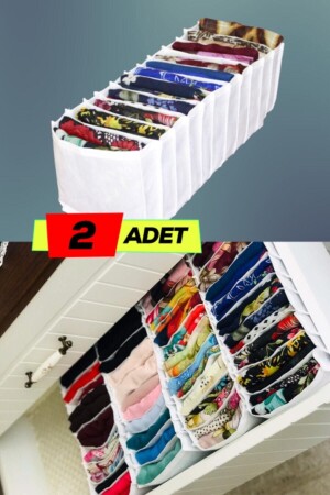 MNZ-2 قطع 11 قطعة حجم M منظمة بيضاء - Organizerci