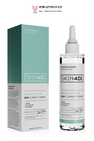 MNZ-2% حمض الساليسيل باه التطهير - مضاد للقضبان السوداء 200 مل - Skin401