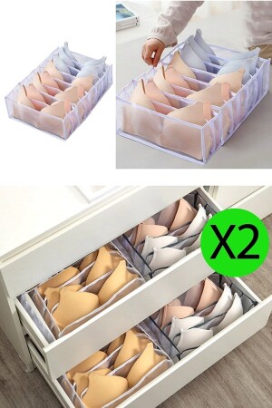 MNZ-2 قطع - منظمة برا شفافة 36 X 32 X 12 سم SERS004431 - Serstil