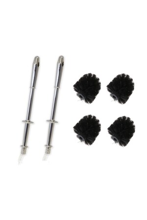 MNZ-2 مسامير فرشاة المرحاض الاحتياطية و 4 نصائح فرشاة احتياطية (فرشاة المرحاض العالمية) RCM3-2+4 - Caspian Plus