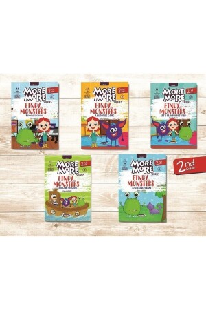 MNZ-2 المزيد والمزيد من القصص قصة مجموعة 5 كتب - Kurmay Elt