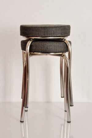 MNZ-2 قطع أنتراتيت نمط الألوان الألياف الزجاجية النيكل المغطاة الحديد الخزانة المطبخ الخزانة (مجمعة) مع اثنين من الفول - AKK TİCARET