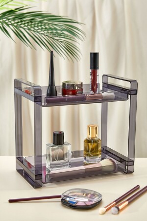 MNZ-2 طبقات مكياج منظمة حمام منظمة رف قفص - Aslife Home