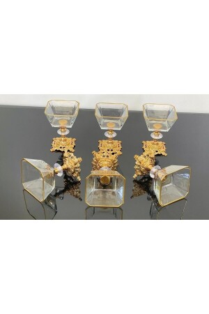 MNZ-2 ليترات من المغنوليا مع ورقة معدنية القدم التفاصيل وعاء-جليد-وعاء السكر كرن - Aymin Kristal