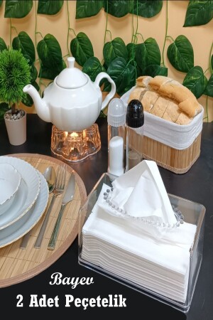 منظمي النابكين النظيف MNZ-2 - صندوق النابكين تصميم معتدل حامل النابكين - Bayev