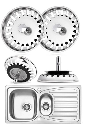 MNZ-2 قطع Çöpmak فولاذ فولاذ سيفون 8 سم سم سينك سينك سينك سينك سينك سينك سينك سينك سينك - Biterse