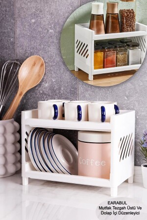 MNZ-2 مستوى مطبخ حمام مكتب منظمة و مكياج منظمة مكتب متعددة الأغراض - Earabul