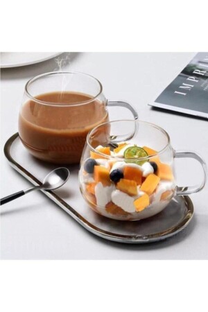 MNZ-2 Li Borosilicate Glass Cup Mug 400ml yz. سميك2 - YzHome