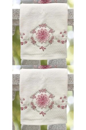 MNZ-2 Pack Boutique منشفة اليد ووجهها (50X90) - كريم الماريبوزا MSTK09636 - Özdilek