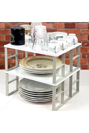 منظمو MNZ-2 قطع في مجلس الوزراء رف منظمي - رف زجاجي - رف منظمة - Roza's Home