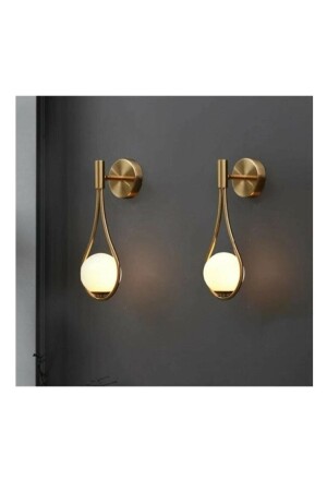 MNZ-2 قطع قطعة النموذج القذف الحديث الكرة الزجاجية Sconce LMBDR3523S3 - Lambadar