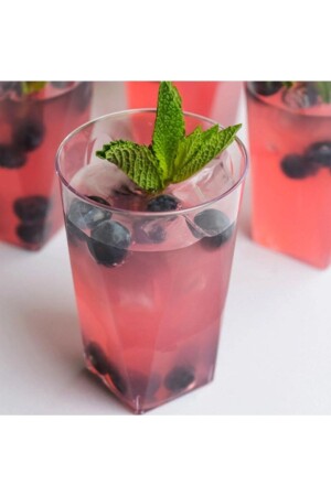 MNZ-20 قطع فخمة البلاستيك النقي كوكتيل الحفلة الزجاج 10 أوز - 296 مليل - Eliz Concept