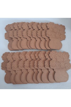 MNZ-20- Piece Vase زهرة لعبة خشبية يوم الأم نشاط المدرسة الرعاية الحضانة نشاط الحضانة المهنية - Ebrulisler