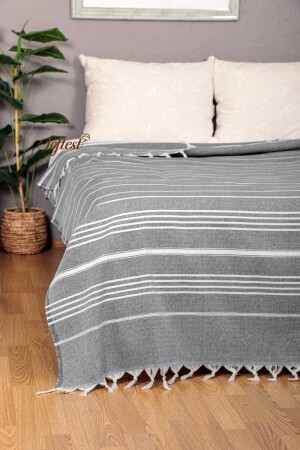 MNZ-200x240 سم سلطان بيك مزدوج المجانب، غطاء السرير، غطاء الأريكة، بيكي البيسيتيمال - Softest