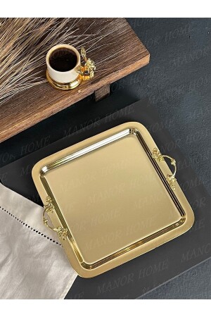 MNZ-20*20cm صندوقة عرض مربع ذهبية مع المقبض - صندوقة عرض ثقيل الالتزام تيس 00422465408 - Manor Cam