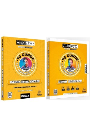 MNZ-2024 مخيم الرياضيات في 70 يوماً كتاب الدورة الفيديو ومجموعة الأسئلة في الرياضيات في تيت تم تعيينها في 70 يوماً MHSET001 - Mert Hoca Yayınları