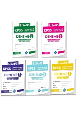 MNZ-2024 Kpss البكالوريوس القدرات العامة الثقافة العامة حزمة 5 تجارب - Kr Akademi Yayınları