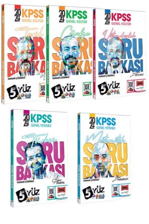 MNZ-2024 KPSS الثقافة العامة القدرة العامة 5مئات فريق كل الدروس مجموعة الأسئلة - Yargı Yayınları