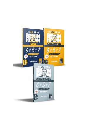 MNZ-2024 KPSS الثقافة العامة حل بالكامل 6+5+7 المحاكمة المجموعة Benim المعلمين المنشورات - Benim Hocam Yayınları