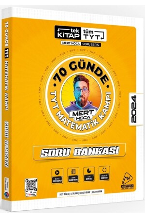 MNZ-2024 TYT حسابات بنك الأسئلة في 70 يوماً ميرت هوكا 9786057177483 - Mert Hoca Yayınları