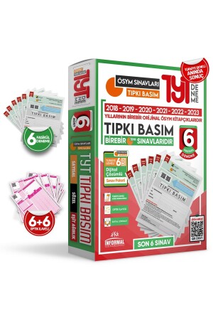 MNZ-2024 Yks Tyt Ösym أصدرت سؤال نفس الطبعة 6 قطع طائفة في جميع أنحاء تركيا حزمة تجريبية مع حل رقمية - İnformal Yayınları